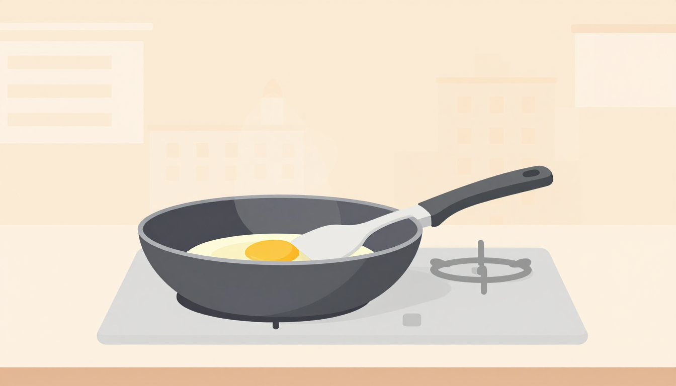 フライパンの焦げ付きを防ぐ｜くっつくのは腕ではなく、コーティングの寿命です