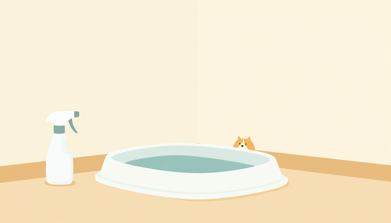 ペットのトイレの臭い対策｜「こまめな掃除」と「消臭」でこもらせない